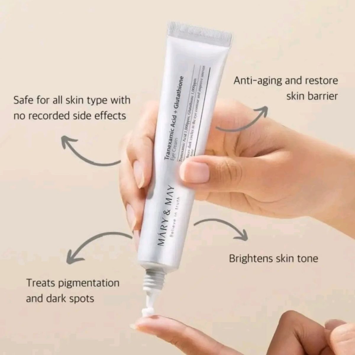 Mary and may tranexamic acid eye cream (mini size)